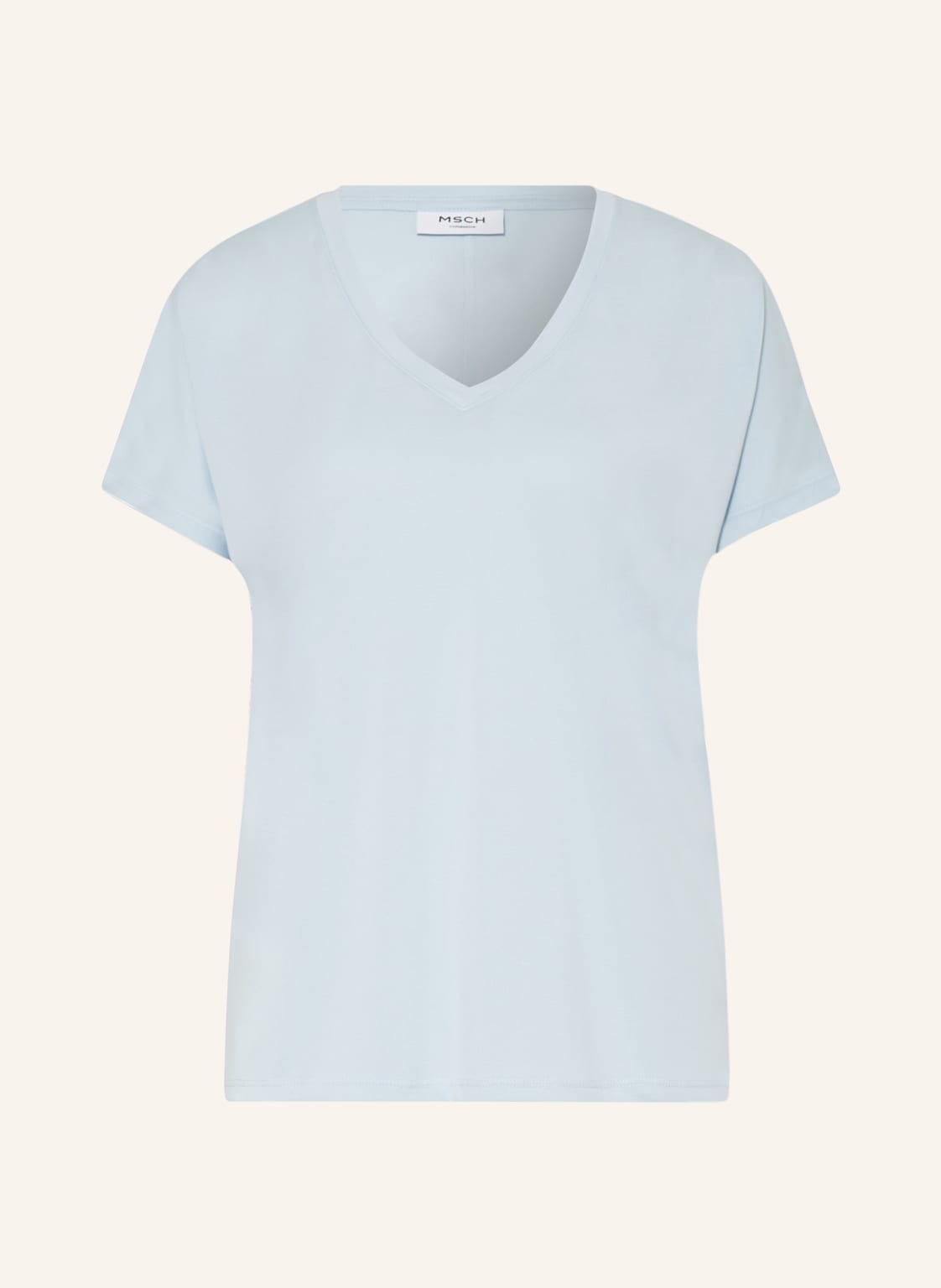 Image of Moss Copenhagen T-Shirt Mschfenya blau