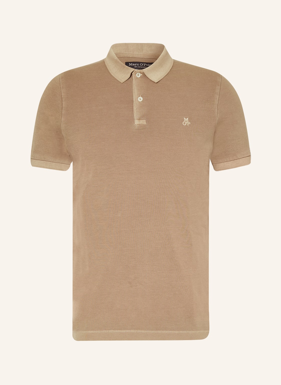 Image of Marc O'polo Piqué-Poloshirt Shaped Fit beige