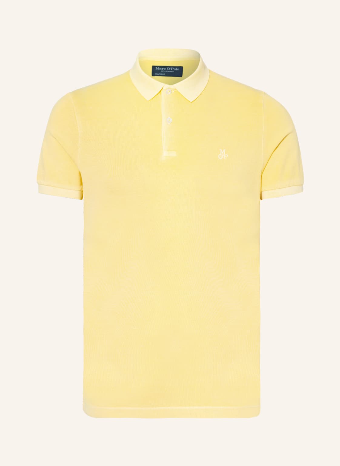 Image of Marc O'polo Piqué-Poloshirt Shaped Fit gelb