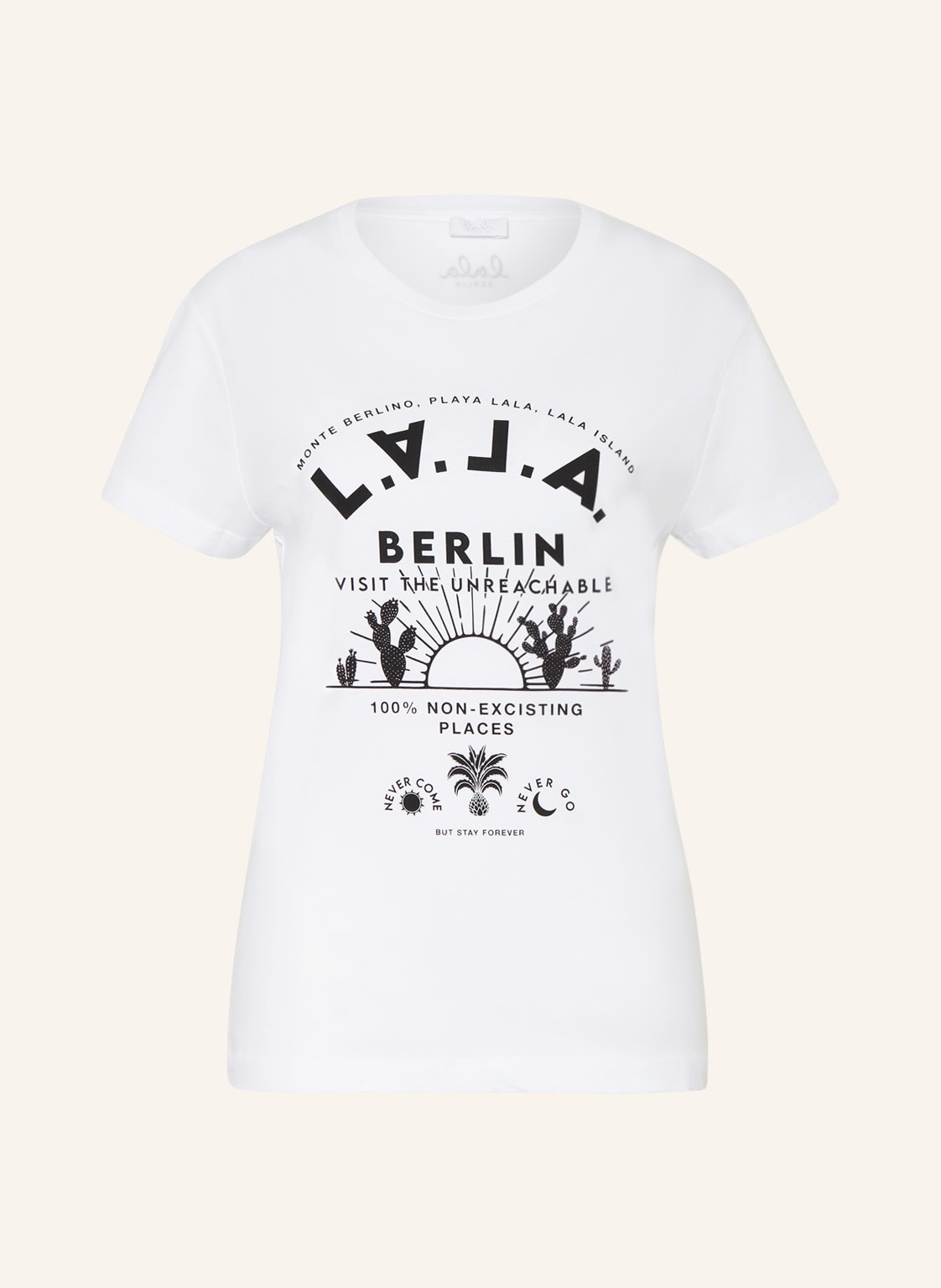 Image of Lala Berlin T-Shirt Cara weiss