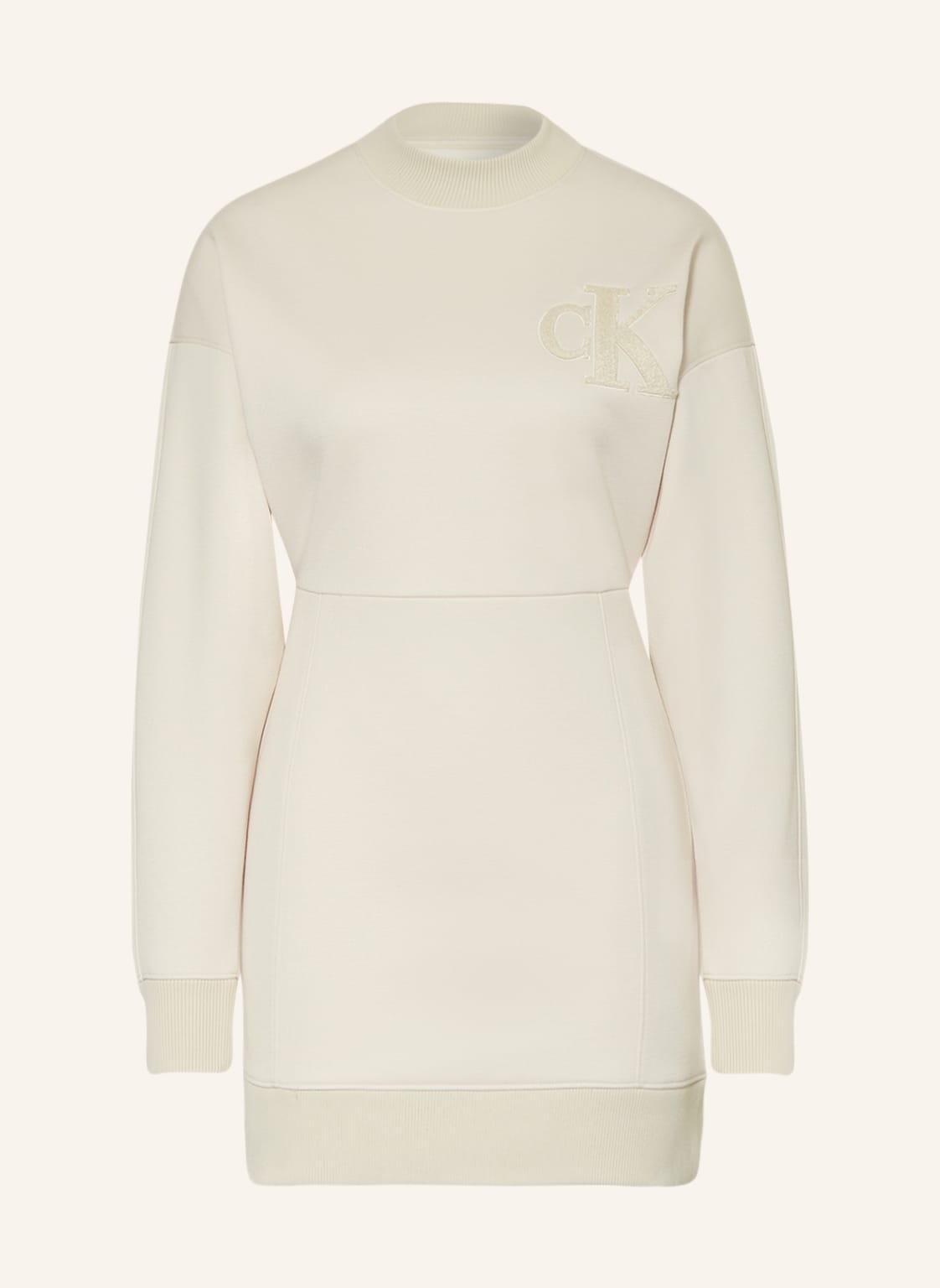 Image of Calvin Klein Jeans Sweatkleid Chenille weiss
