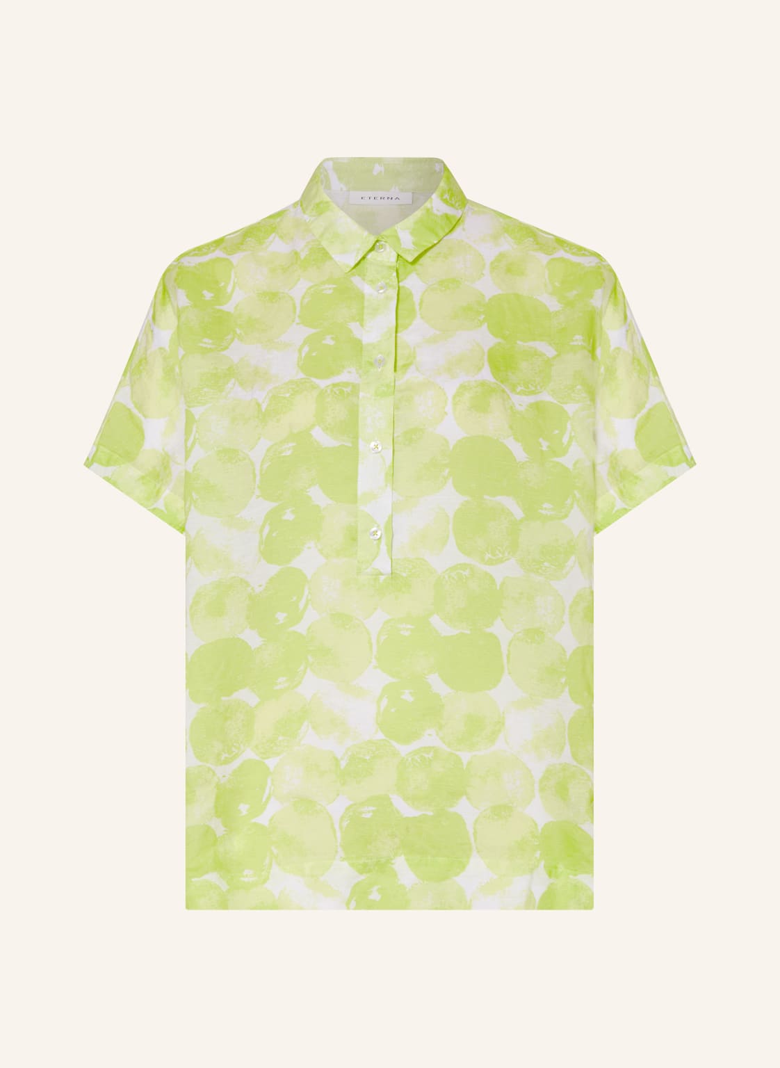 Image of Eterna Blusenshirt Mit Leinen gruen