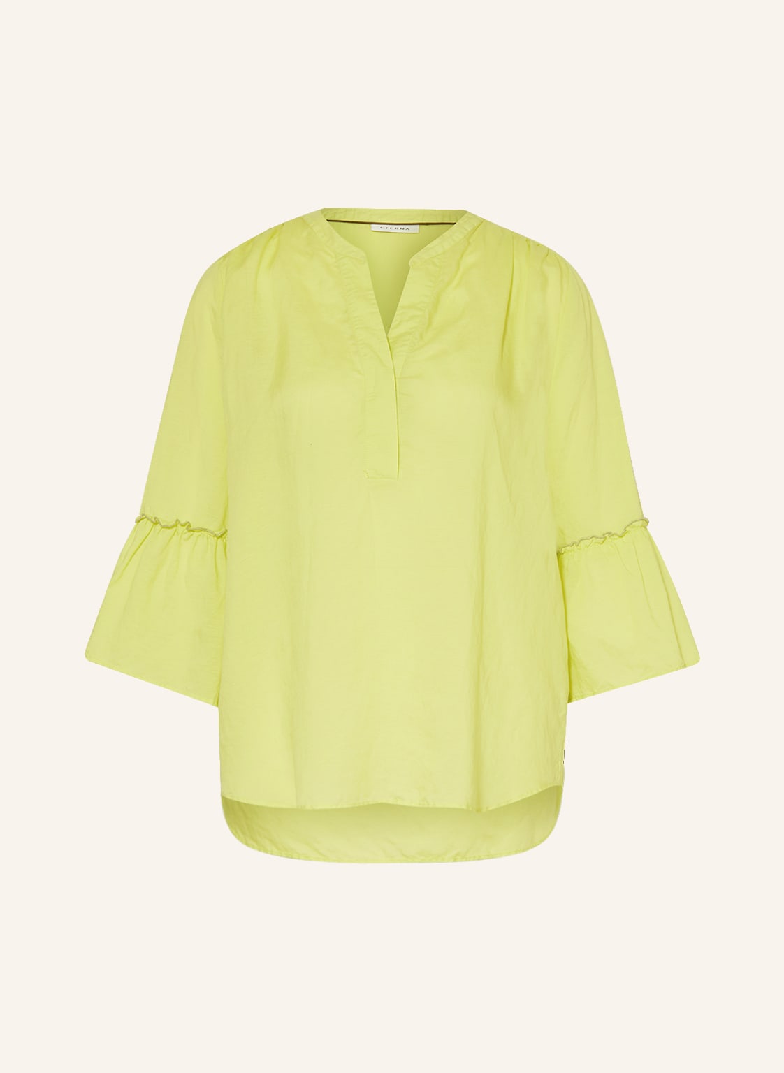 Image of Eterna Blusenshirt Mit Leinen Und 3/4-Arm gelb