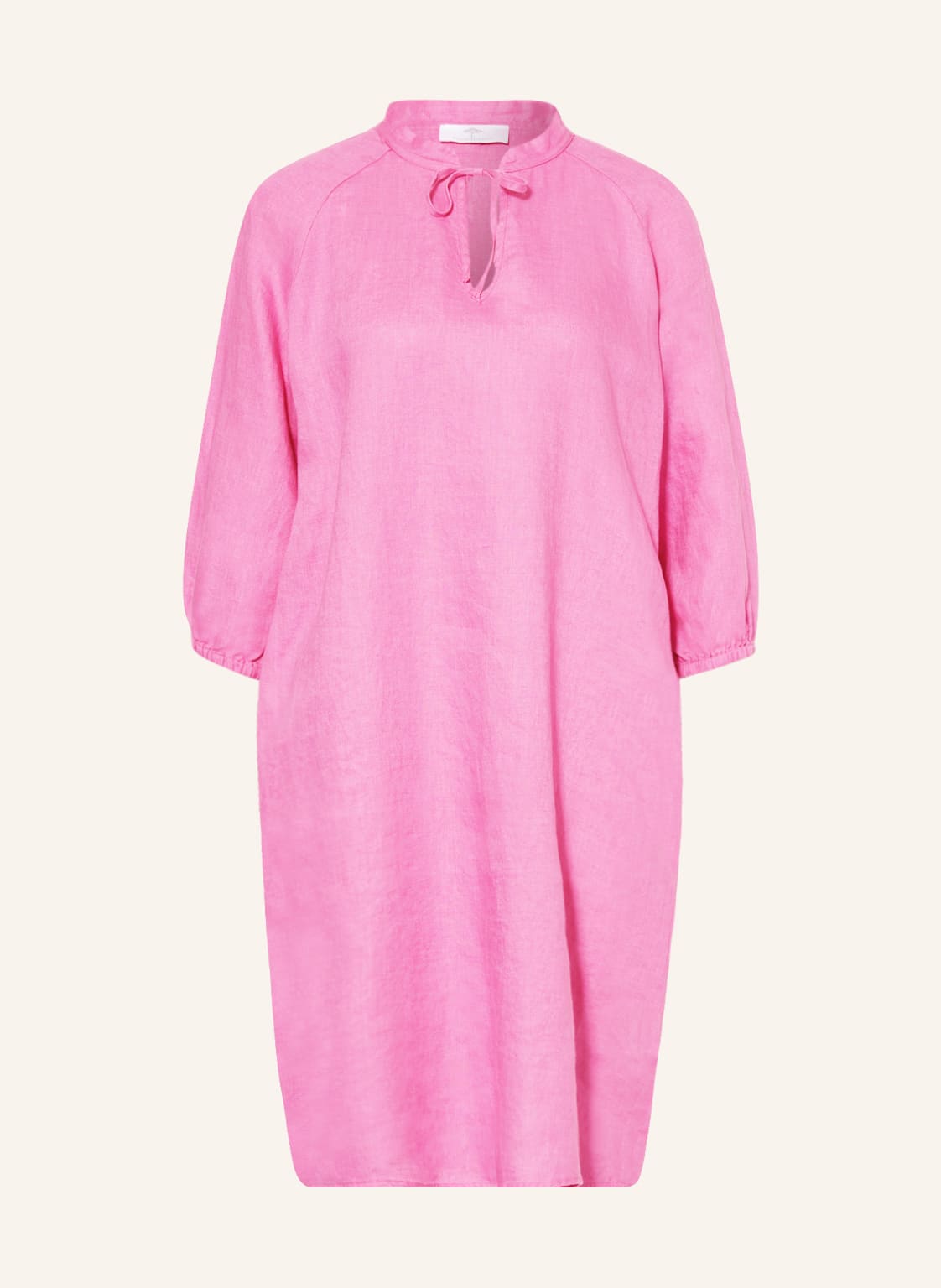 Image of Fynch-Hatton Leinenkleid Mit 3/4-Arm pink