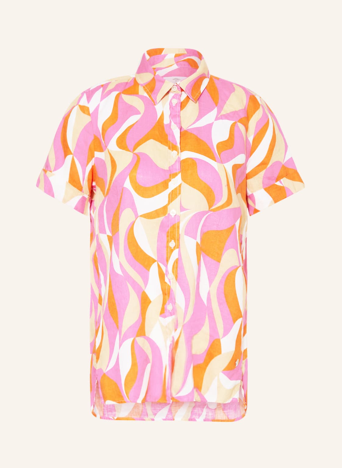 Image of Fynch-Hatton Hemdbluse Aus Leinen pink