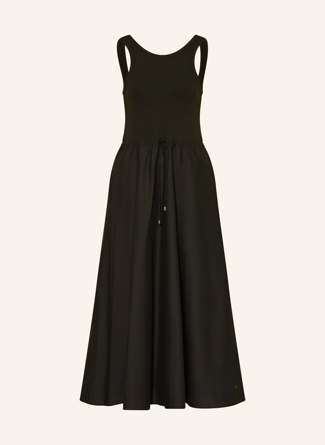 Image of Tommy Hilfiger Kleid Im Materialmix schwarz