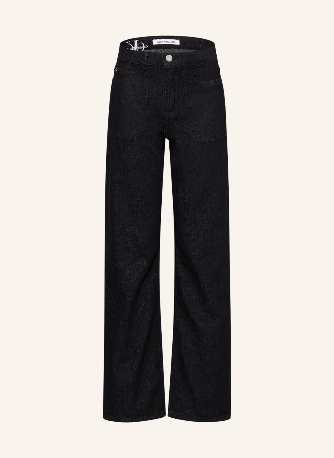 Image of Calvin Klein Jeans Wide Fit schwarz