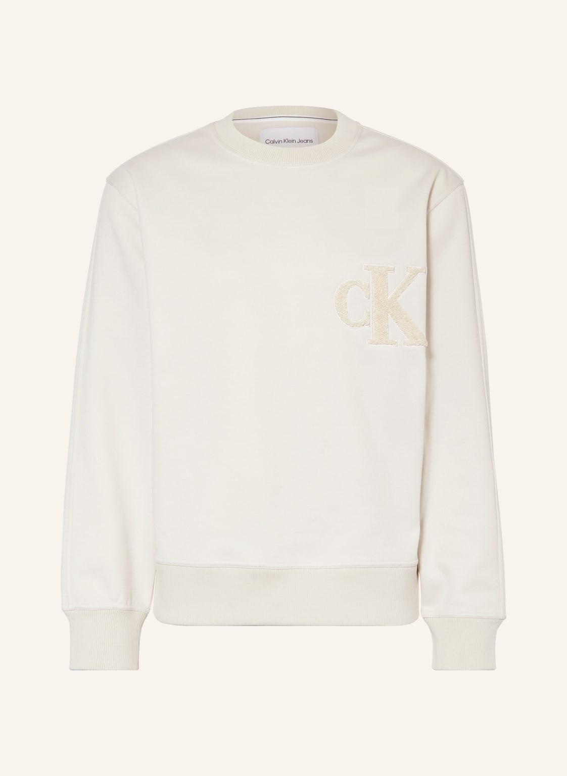 Image of Calvin Klein Jeans Sweatshirt beige