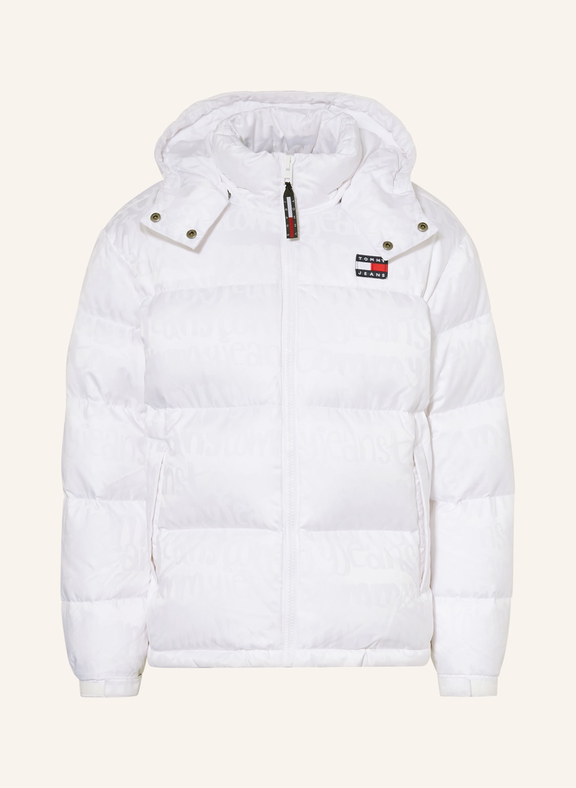 Image of Tommy Jeans Daunenjacke Mit Abnehmbarer Kapuze weiss