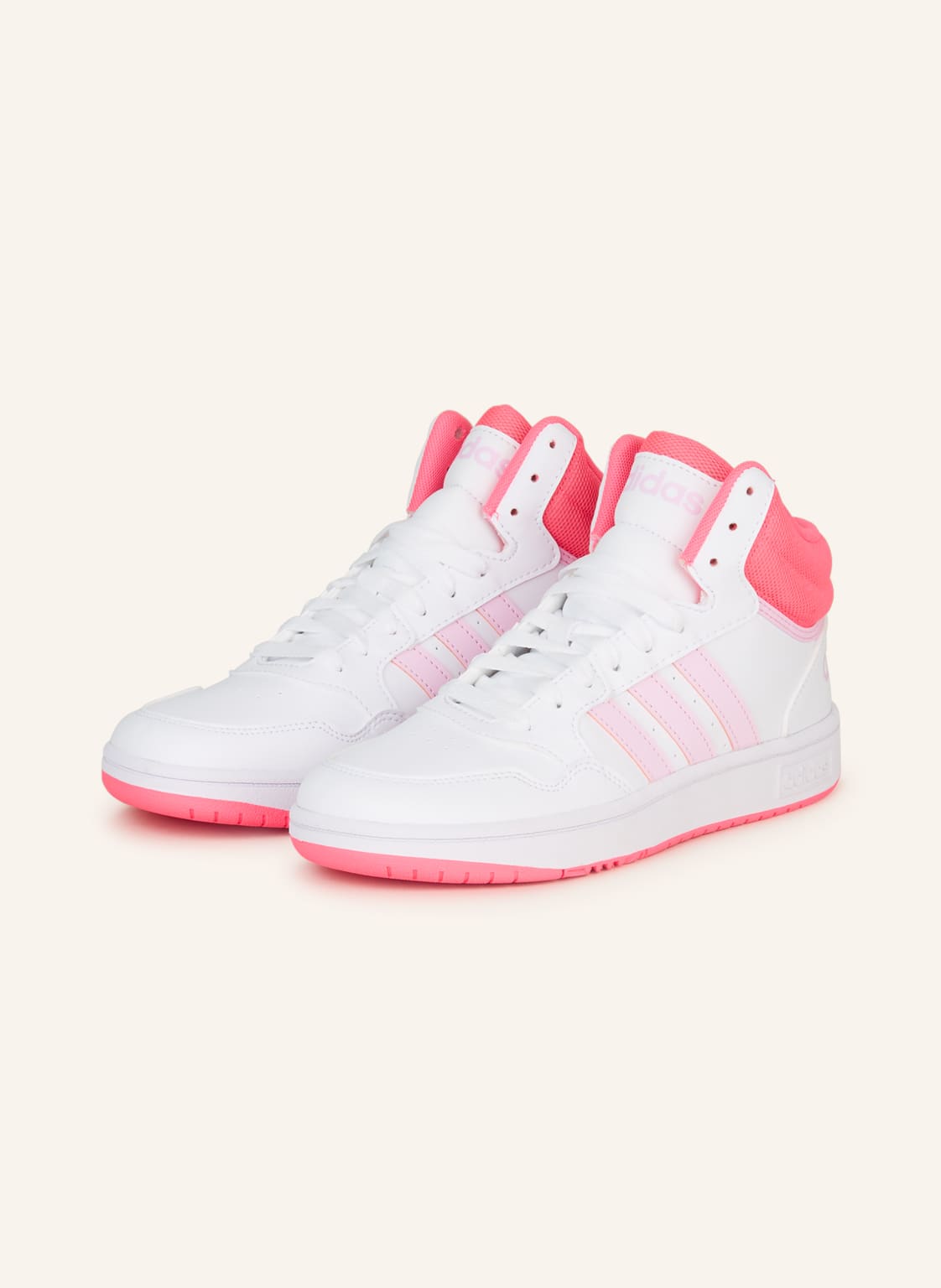 Image of Adidas Hightop-Sneaker Hoops Mid 3.0 weiss