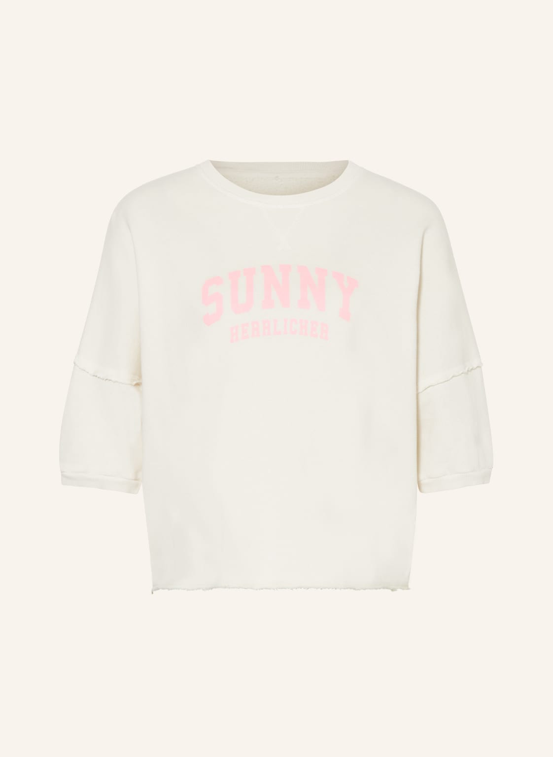 Image of Herrlicher Sweatshirt Smila Mit 3/4-Arm beige