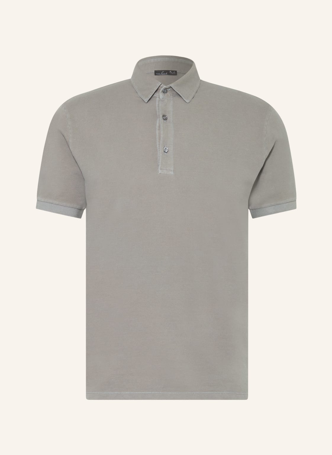 Image of Van Laack Piqué-Poloshirt Papos gruen