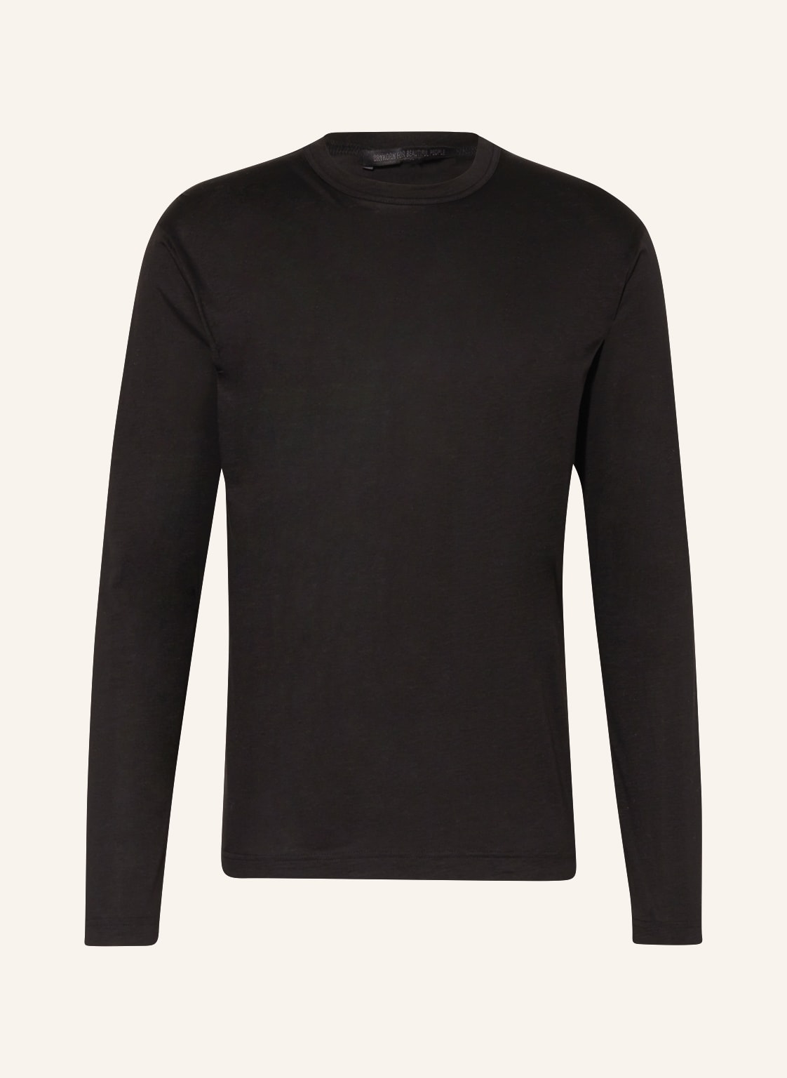 Image of Drykorn Longsleeve Milesh schwarz