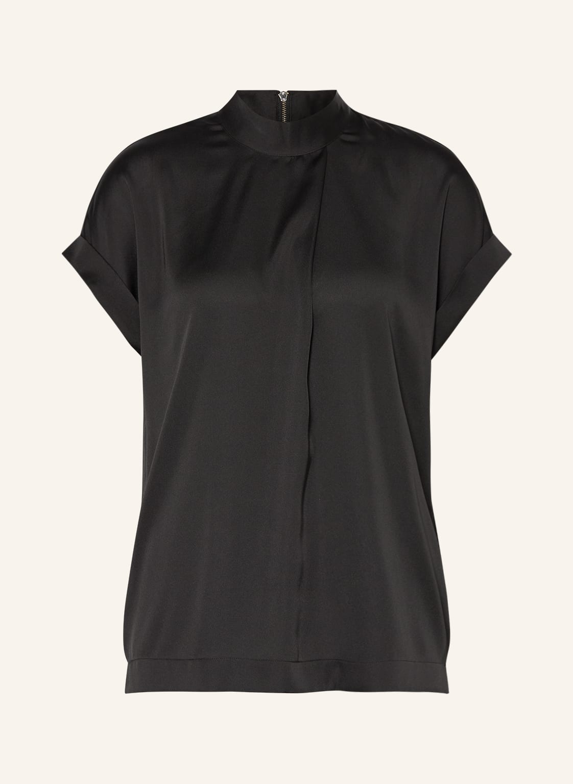 Image of dante6 Blusenshirt Opium Aus Satin schwarz