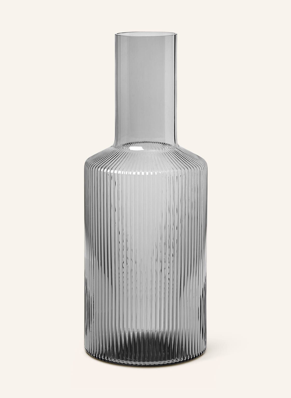 Image of Ferm Living Karaffe Ripple grau
