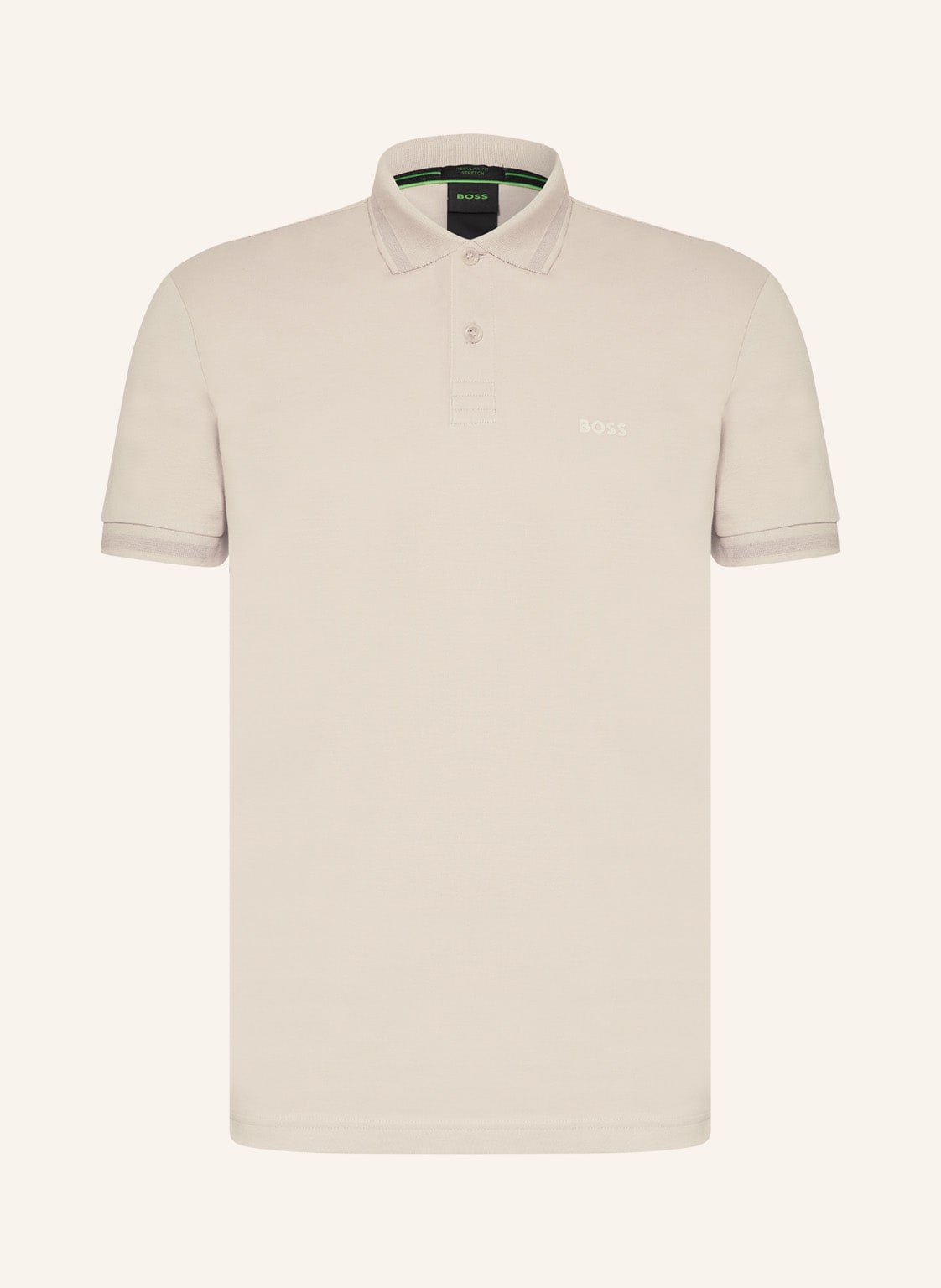 Image of Boss Piqué-Poloshirt Pio 1 Regular Fit beige