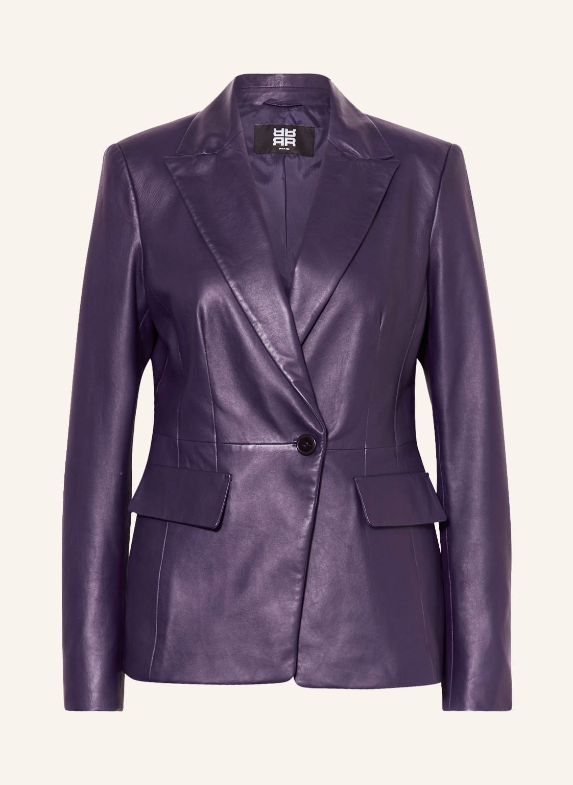 Image of Riani Lederblazer violett