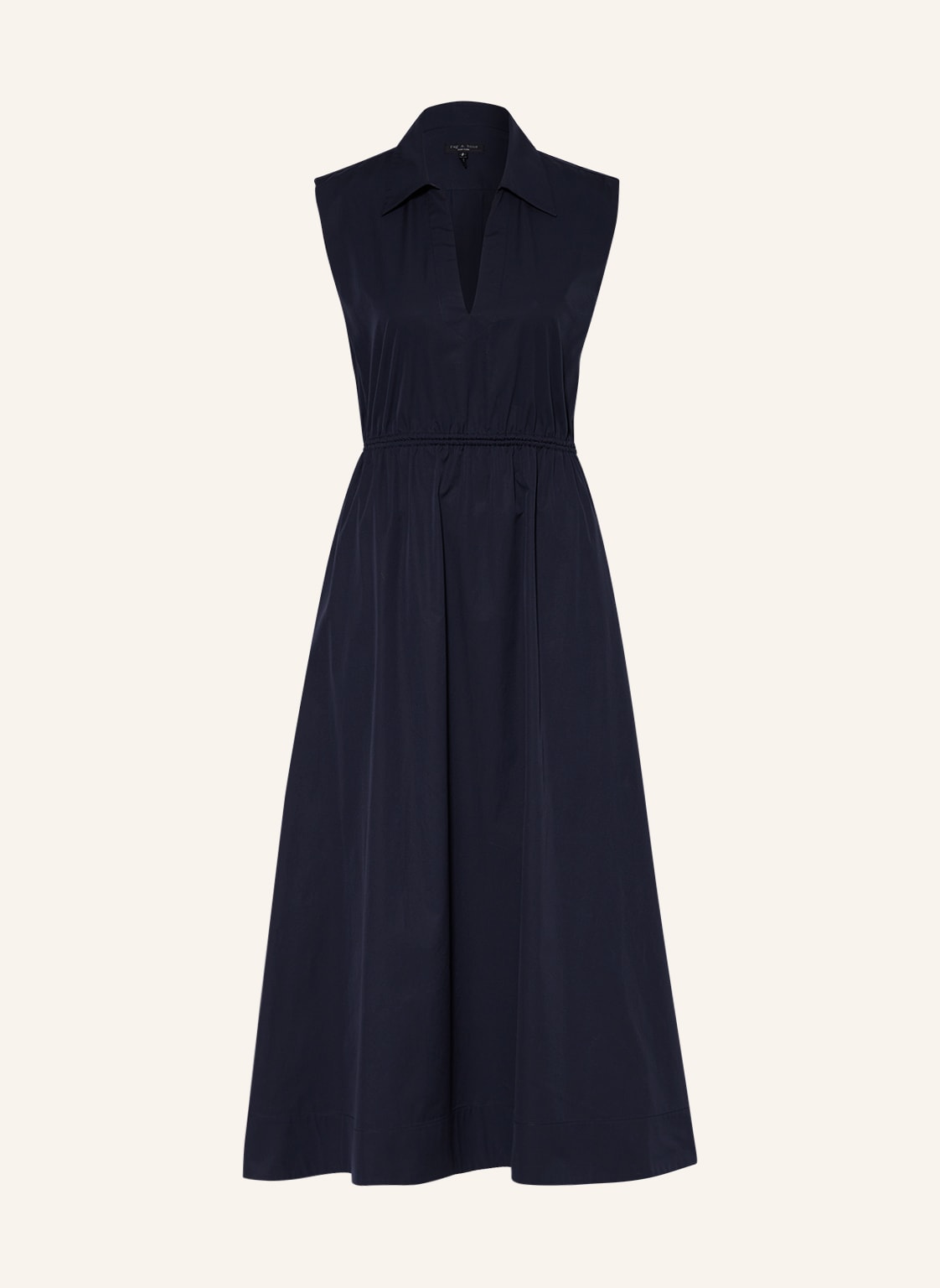 Image of Rag & Bone Kleid Soraya Mit Cut-Out blau