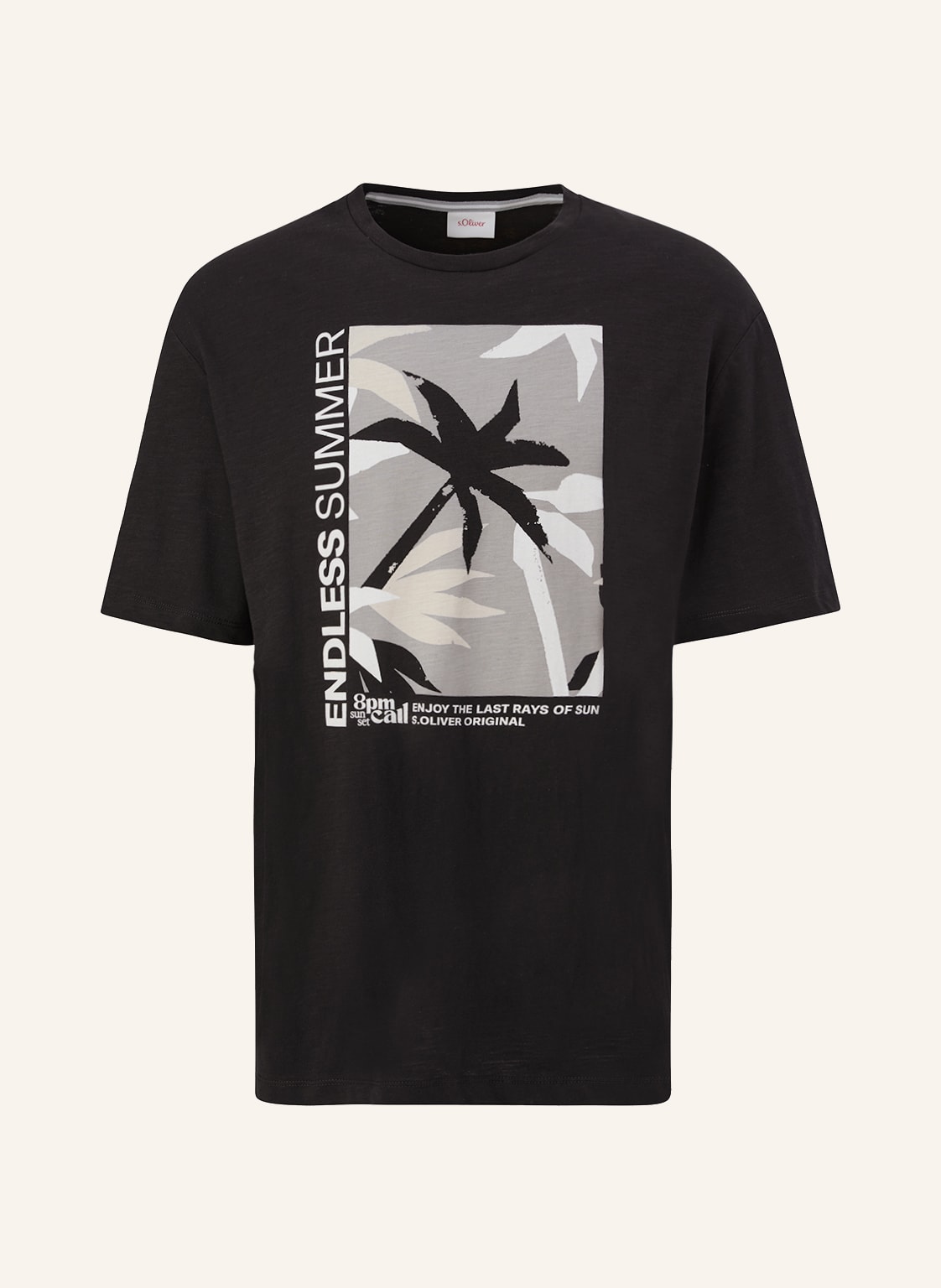 Image of S.Oliver Red T-Shirt schwarz