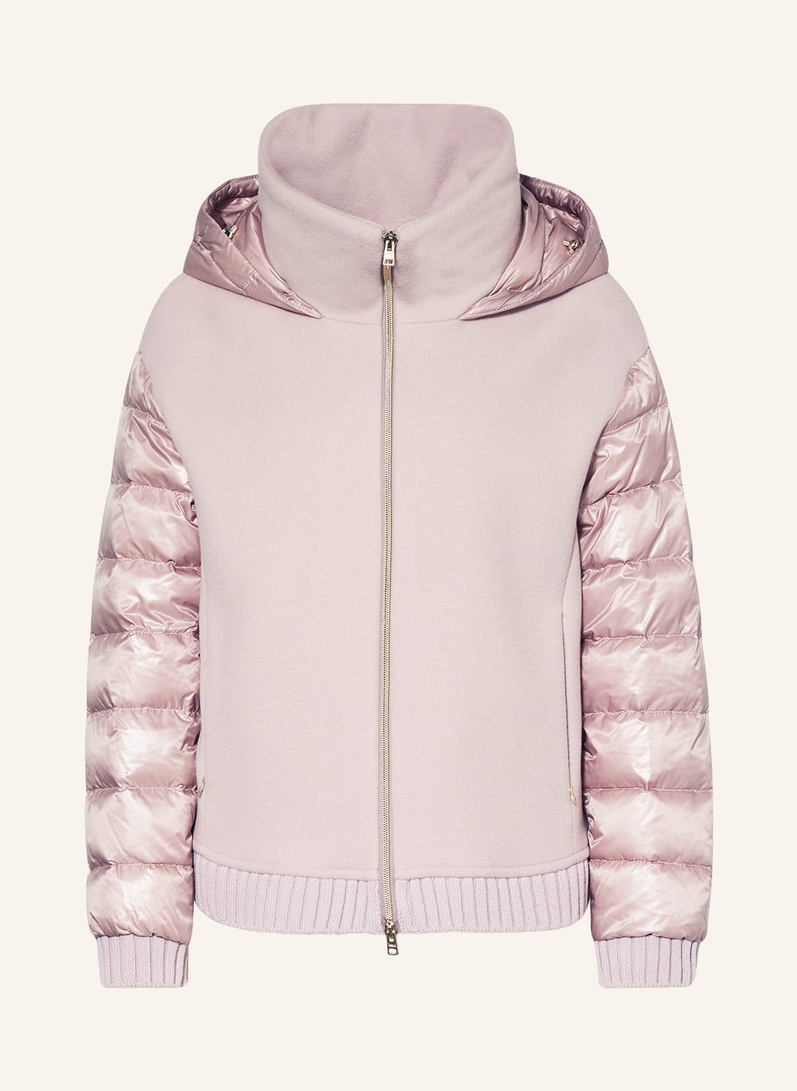 Image of Herno Daunenjacke Im Materialmix rosa
