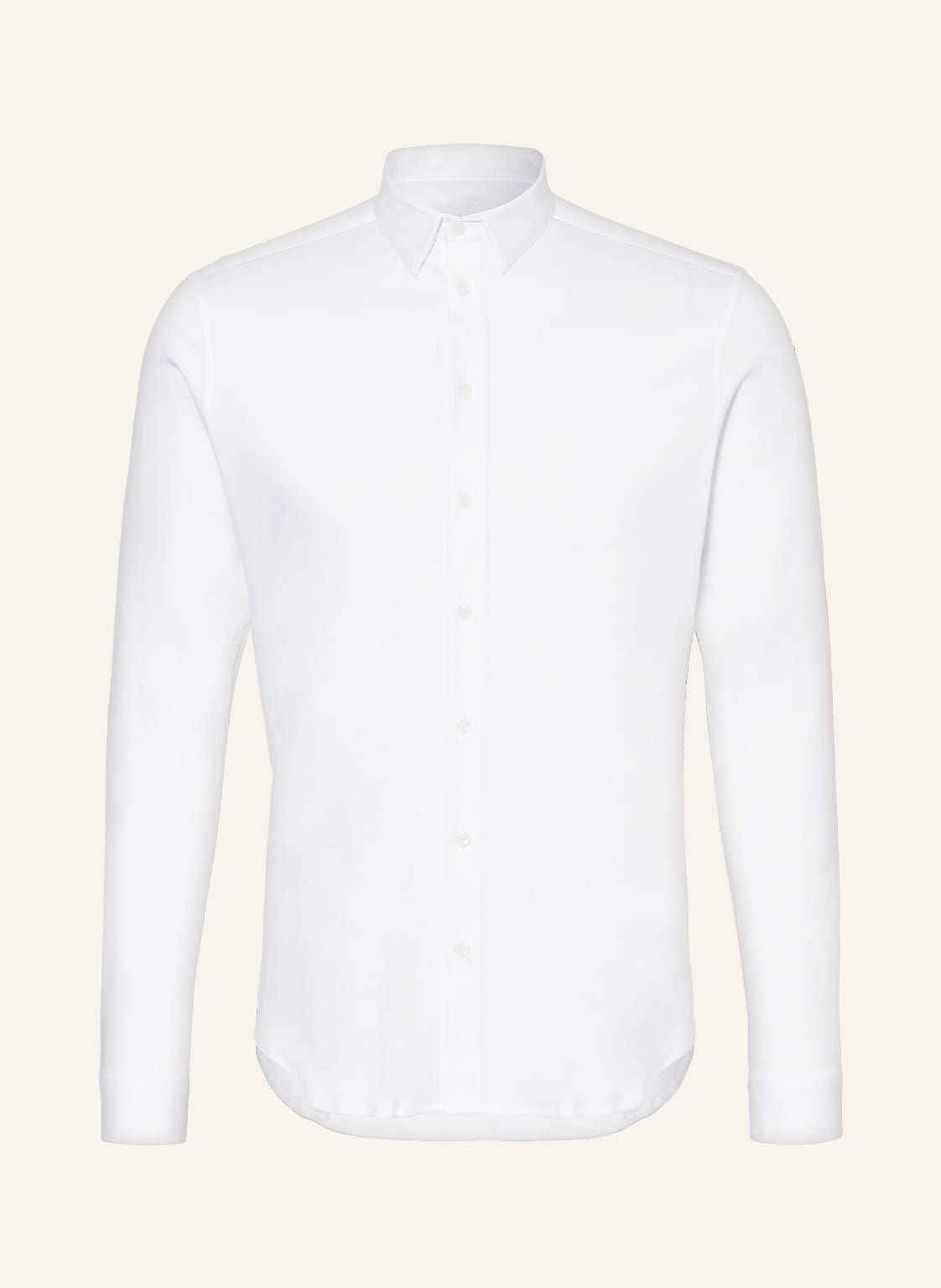 Image of Mos Mosh Gallery Jerseyhemd Marco Extra Slim Fit weiss