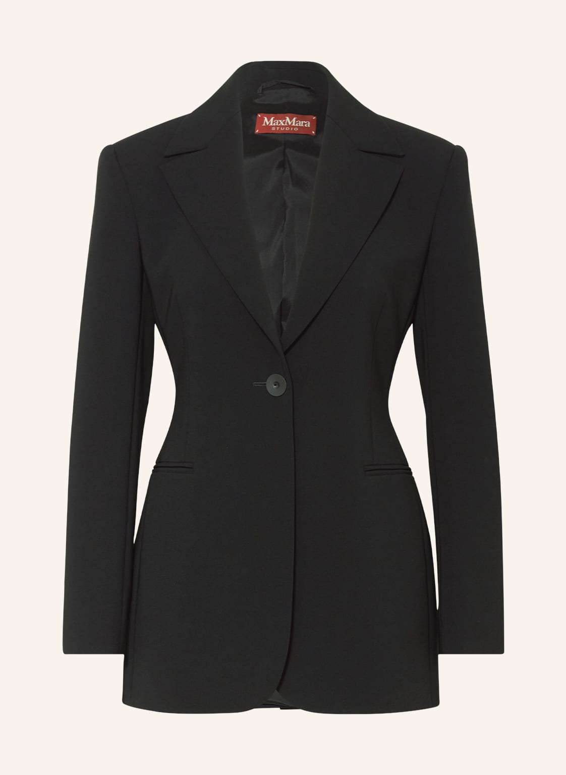 Image of Maxmara Studio Longblazer Ethel schwarz