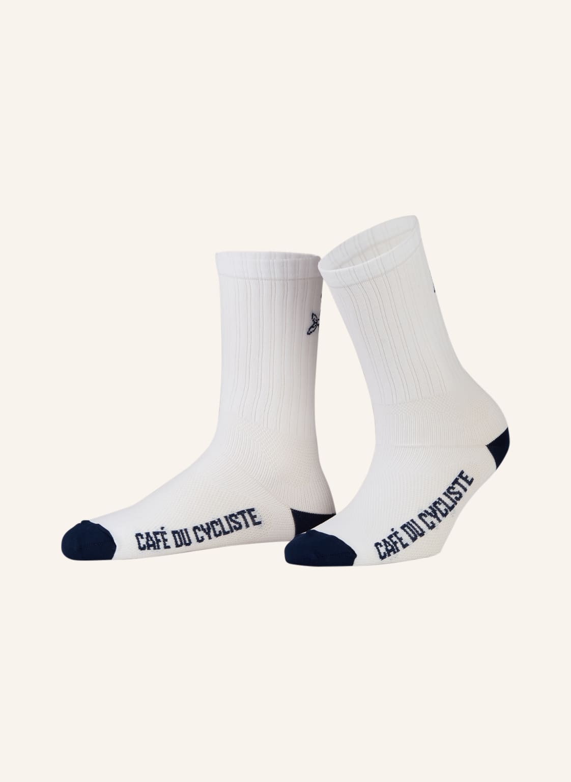 Image of Café Du Cycliste Strümpfe Flying Fish weiss