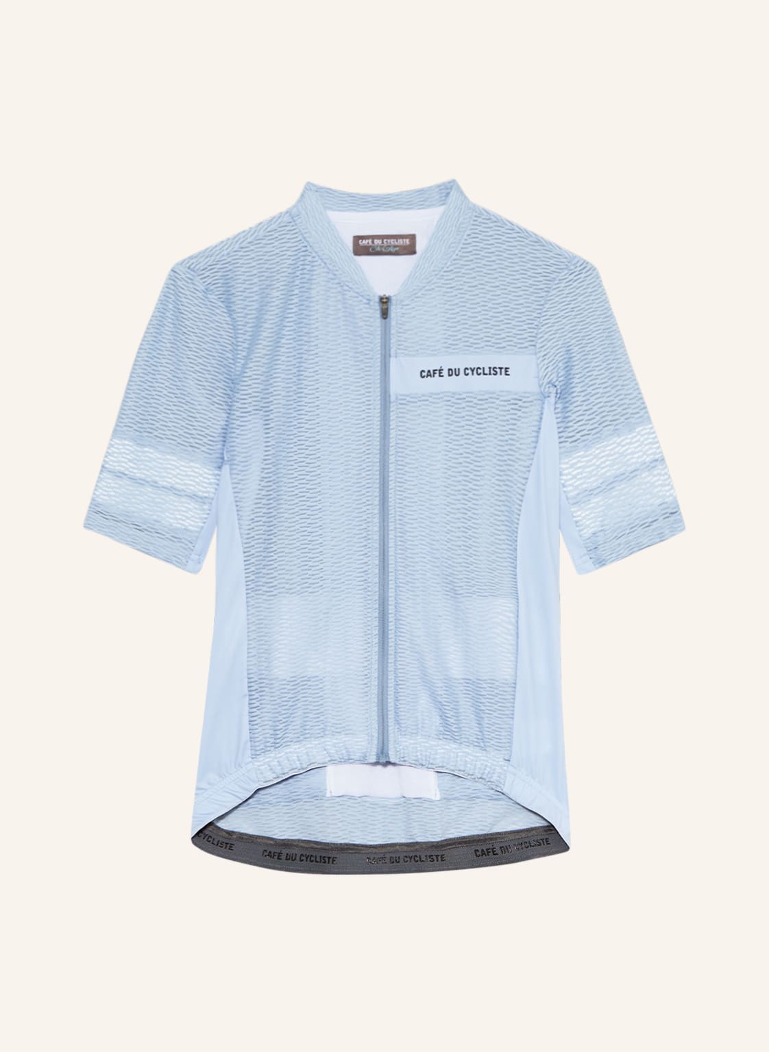 Image of Café Du Cycliste Radtrikot Christelle Aus Mesh blau