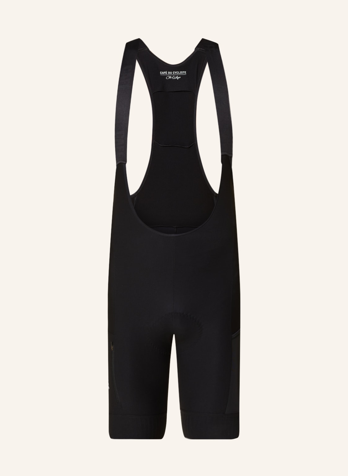 Image of Café Du Cycliste Radhose Eva Mit Trägern Und Gepolstertem Einsatz schwarz