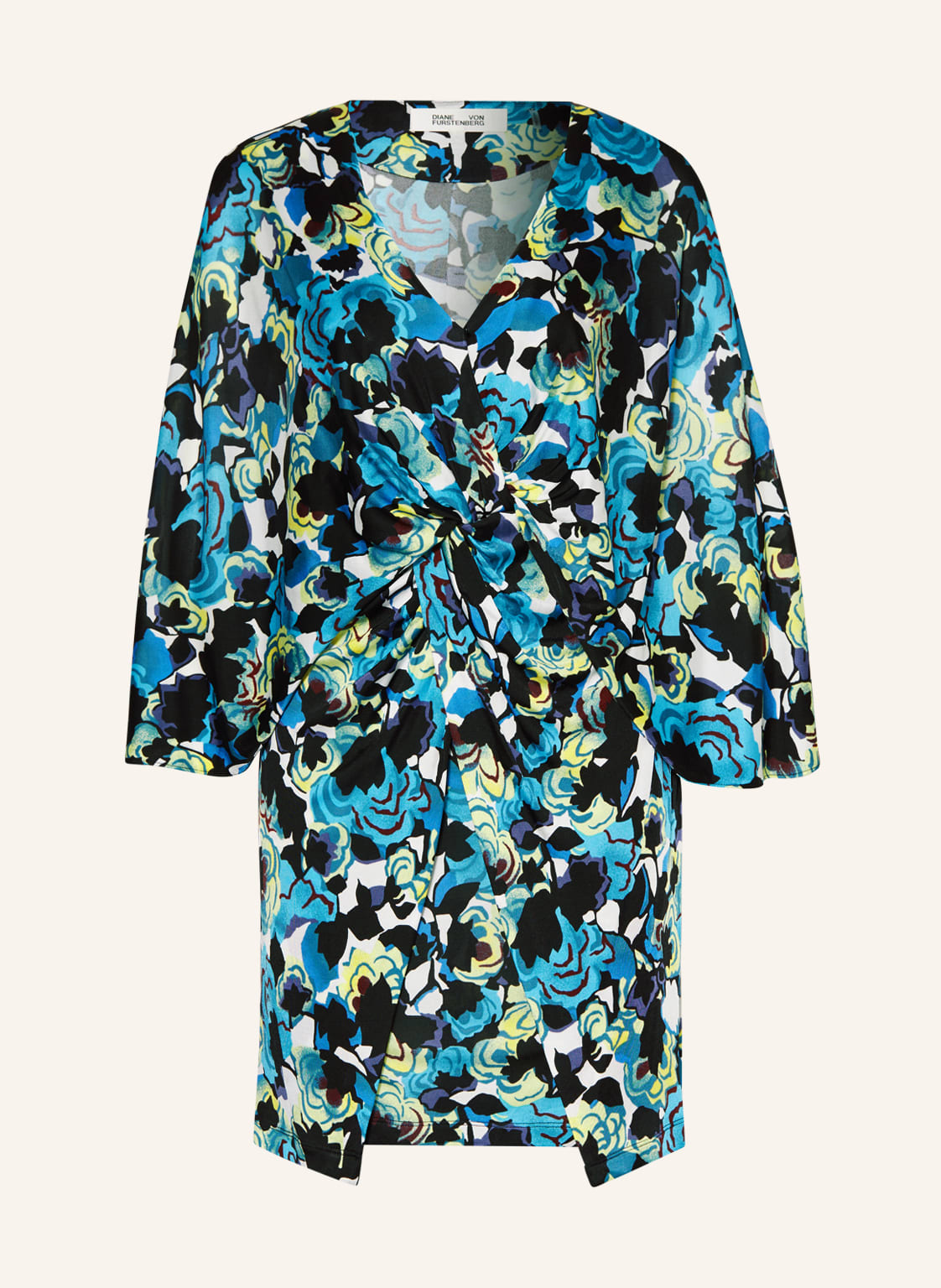 Image of Diane Von Furstenberg Jerseykleid Emmaline In Wickeloptik blau