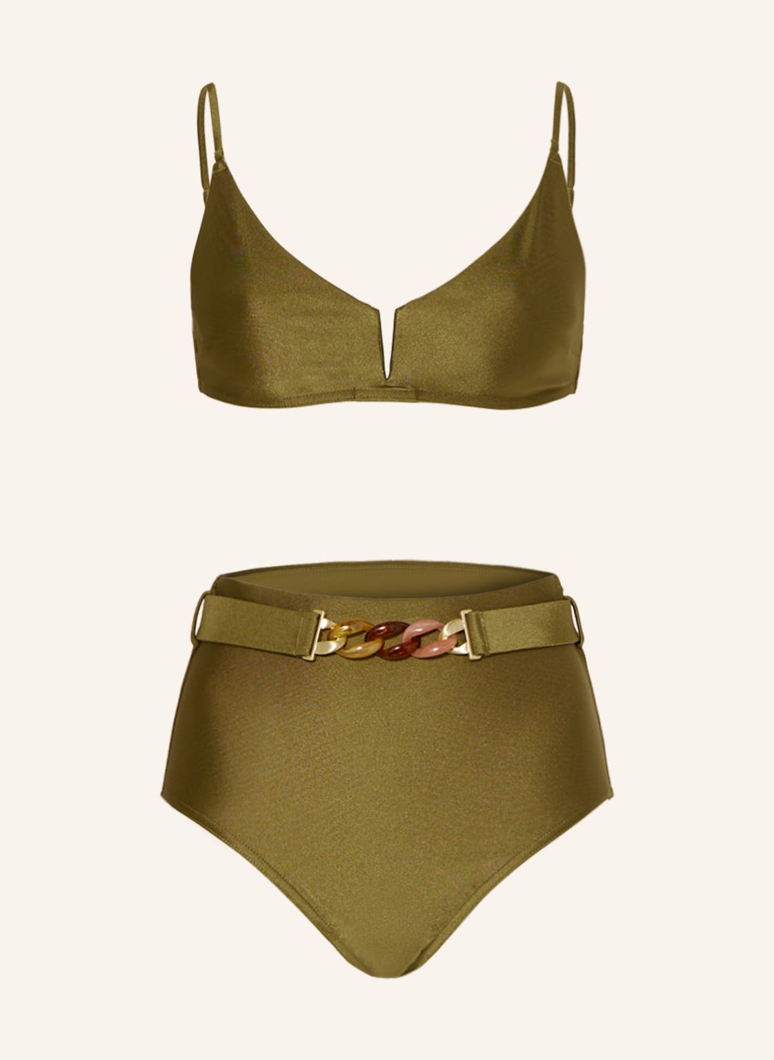 Image of Zimmermann Bralette-Bikini Ginger gruen
