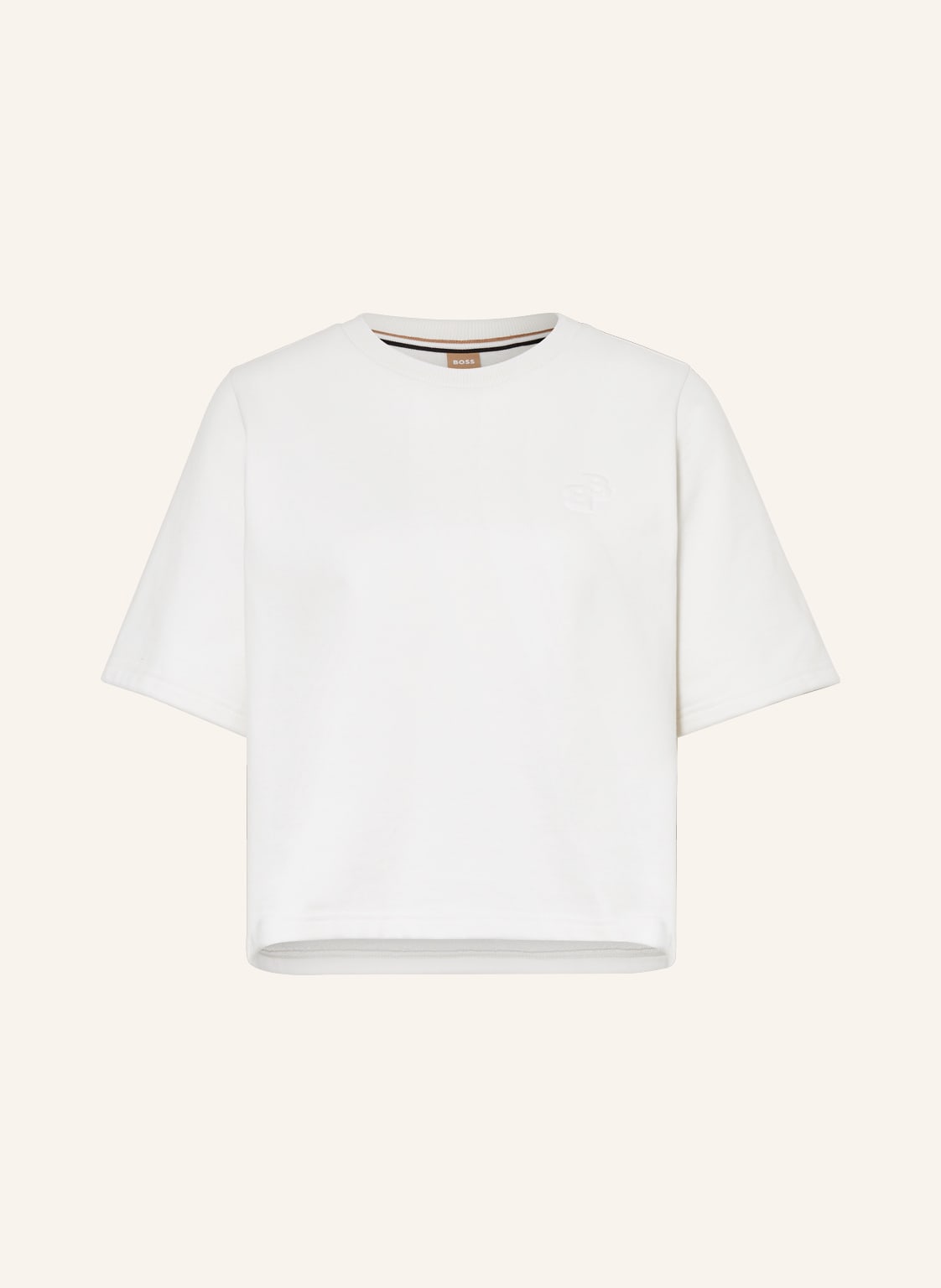 Image of Boss Sweatshirt Ecripa weiss