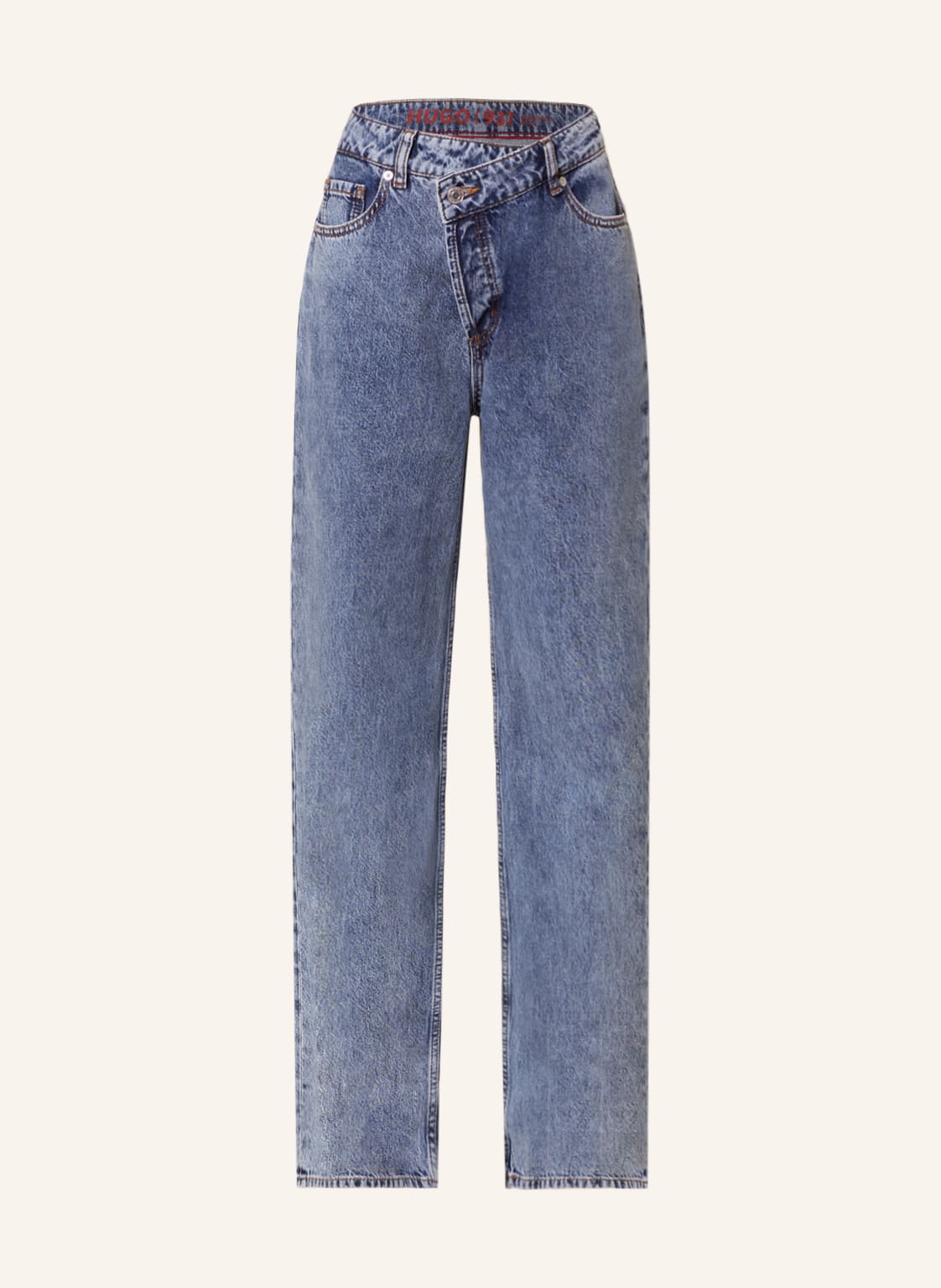 Image of Hugo Straight Jeans blau