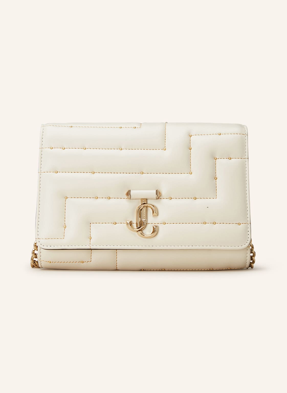 Image of Jimmy Choo Clutch Varenne weiss