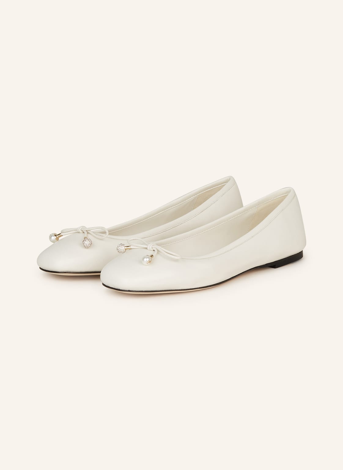 Image of Jimmy Choo Ballerinas Elme Flat weiss