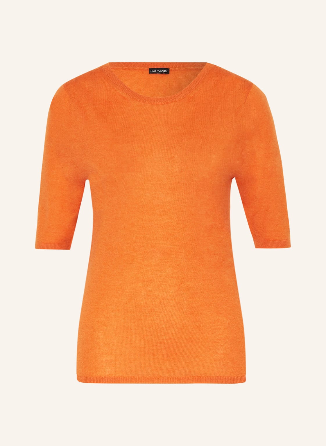 Image of Iris Von Arnim Strickshirt Aus Cashmere orange