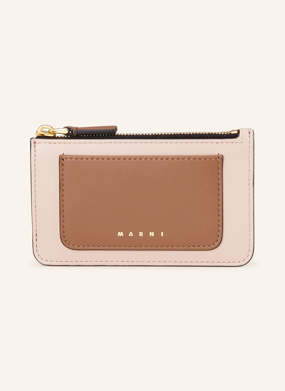 Image of Marni Kartenetui Mit Münzfach braun