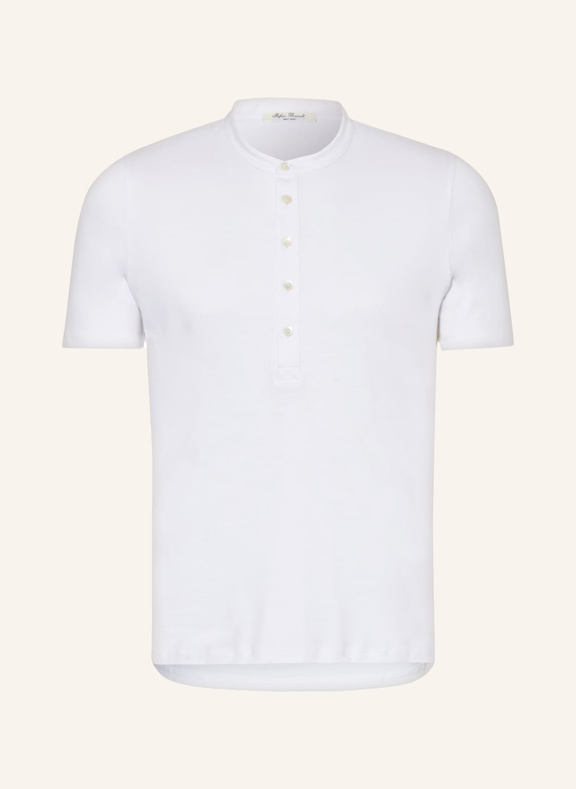 Image of Stefan Brandt Henley-Shirt weiss