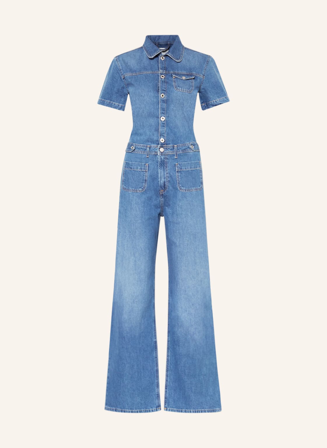 Image of Pepe Jeans Jeans-Jumpsuit Evelyn blau