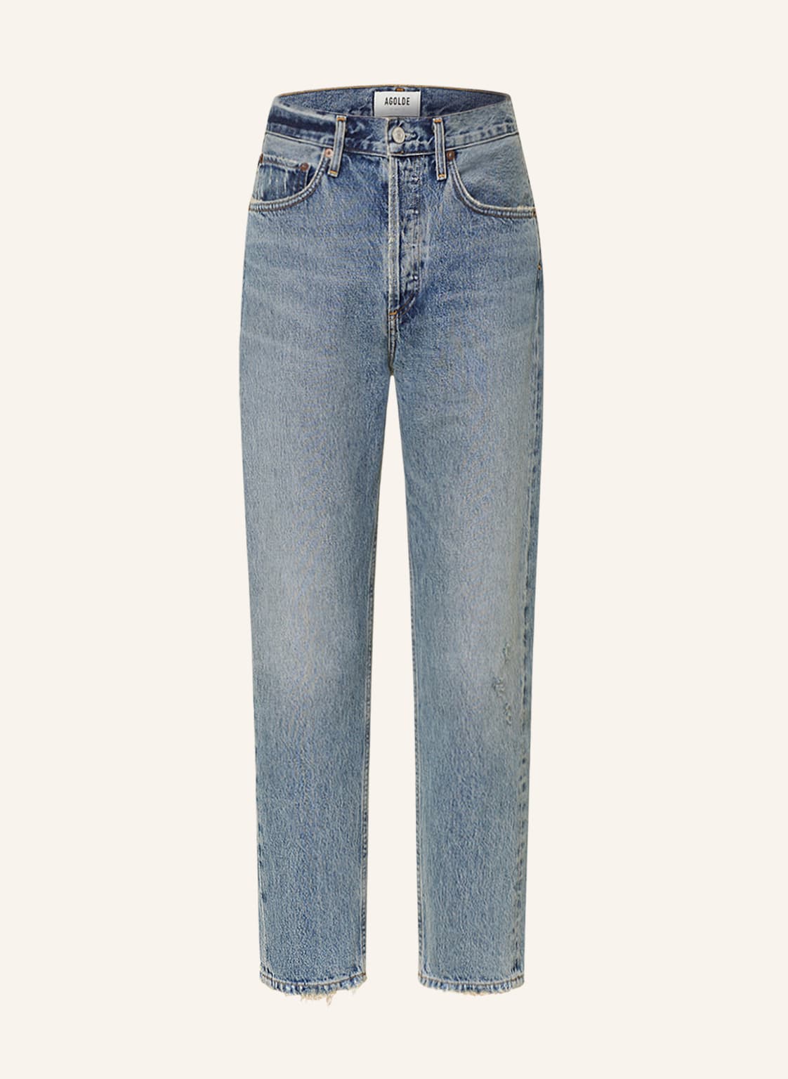 Image of Agolde Straight Jeans Parker blau
