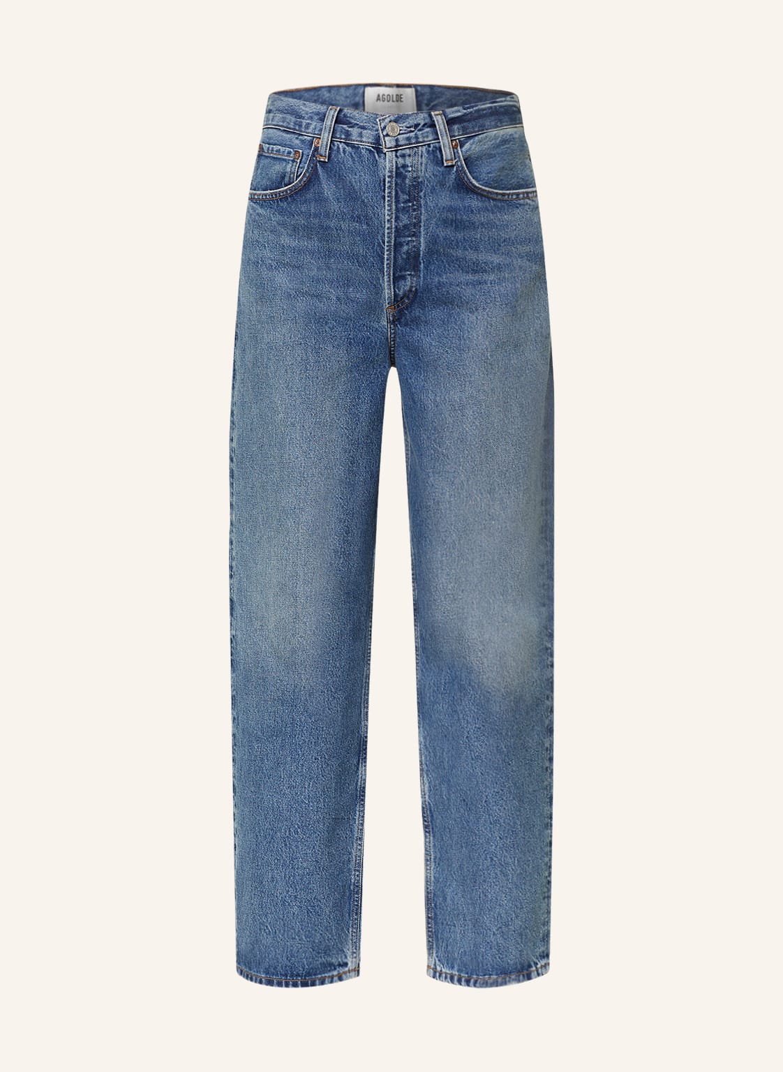 Image of Agolde Straight Jeans Dara blau