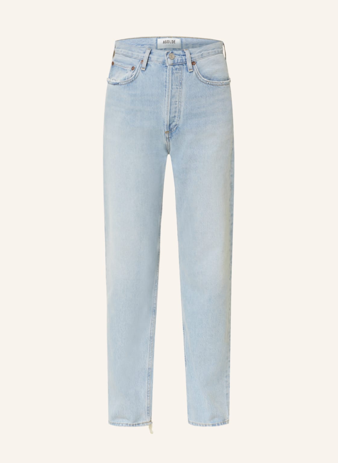 Image of Agolde Straight Jeans 90's Pinch Waist blau