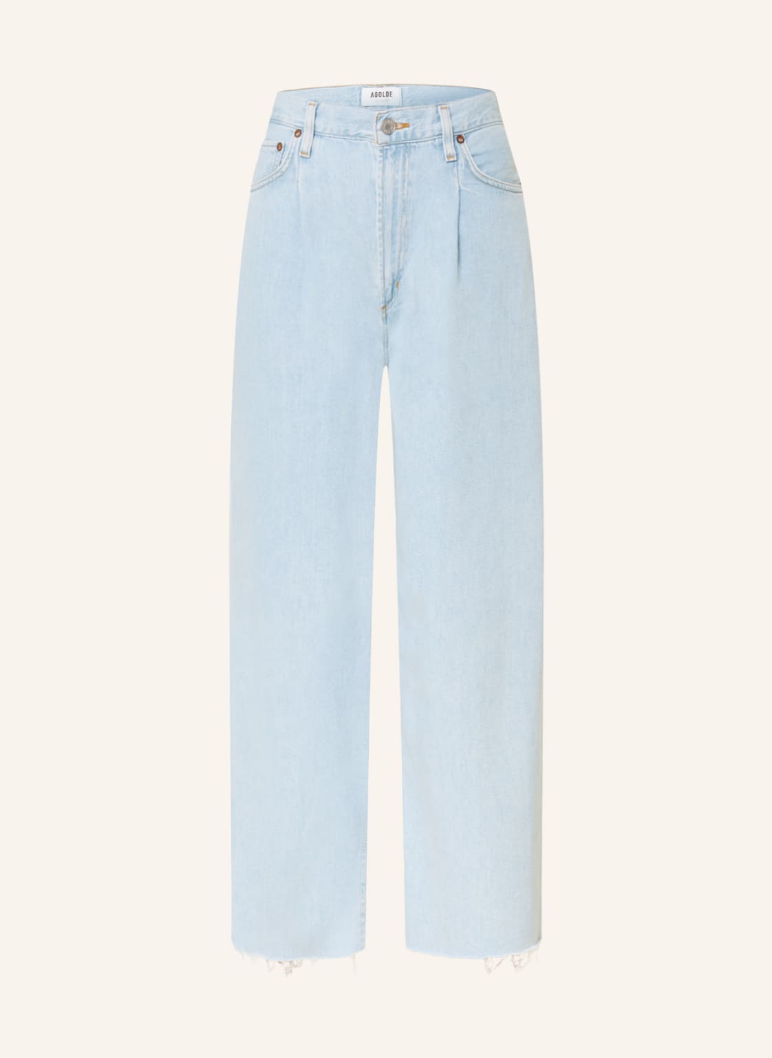 Image of Agolde Jeans-Culotte Dagna blau