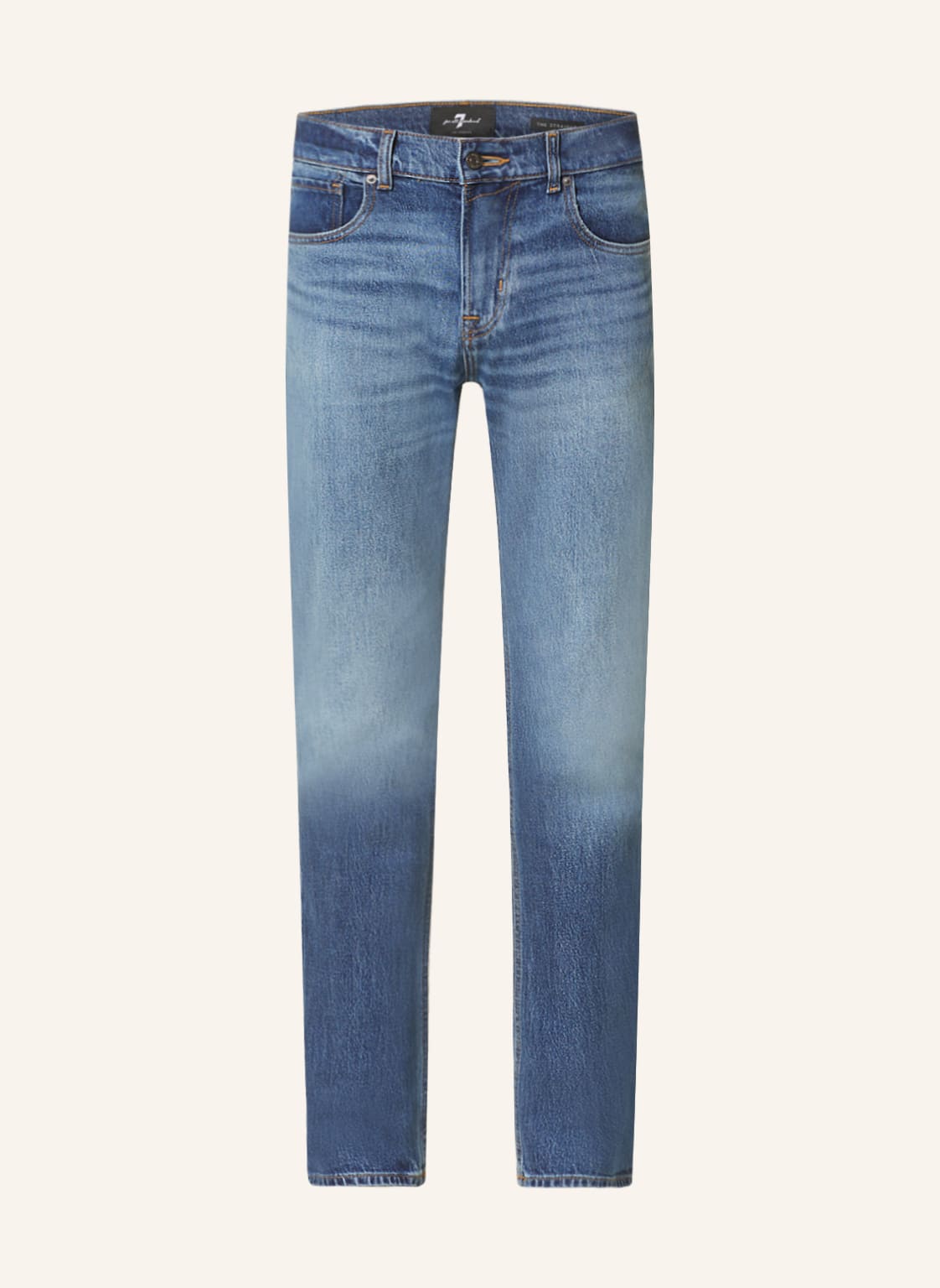 Image of 7 For All Mankind Jeans Straight Fit blau