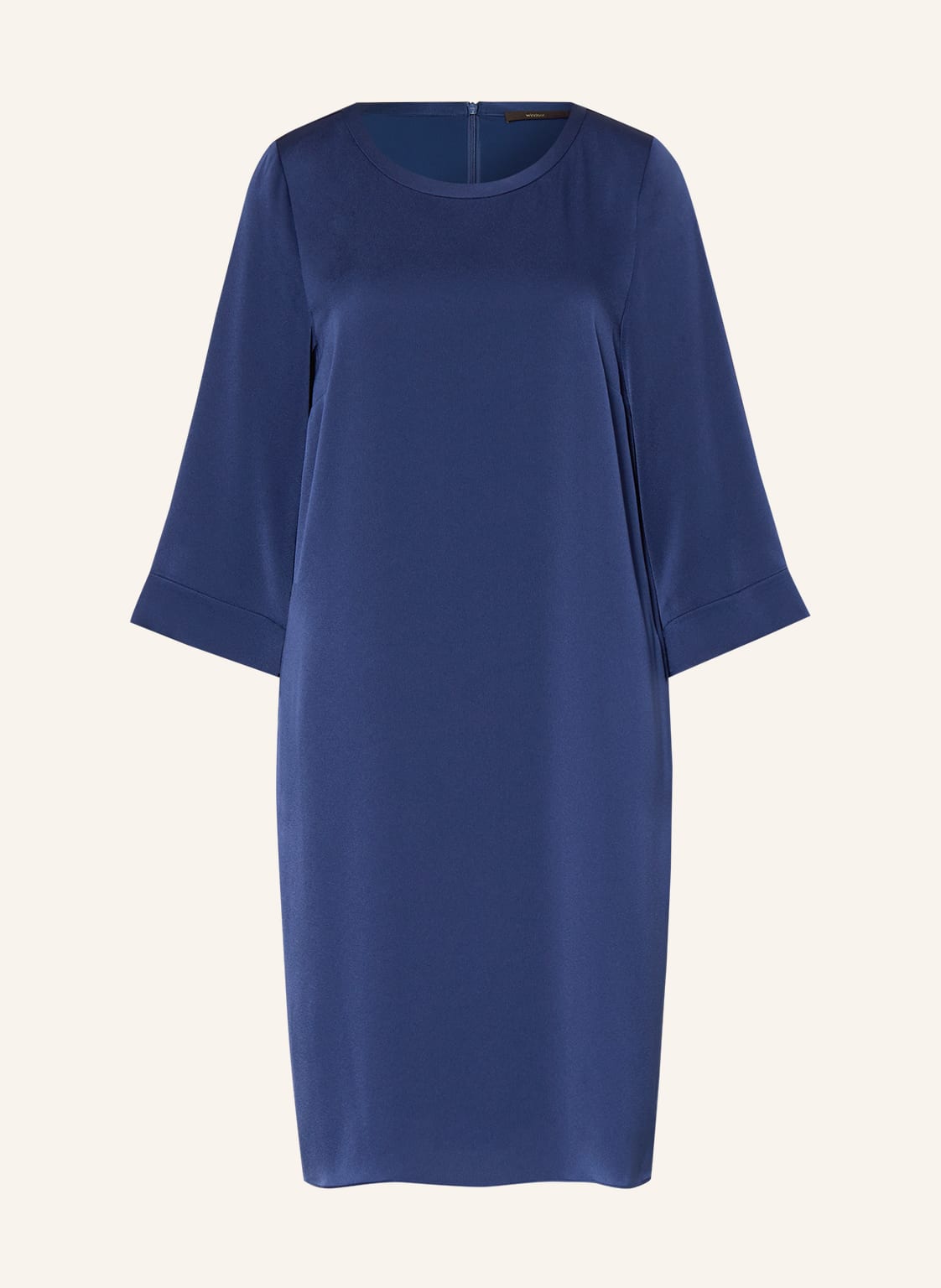 Image of Windsor. Satinkleid Mit 3/4-Arm blau