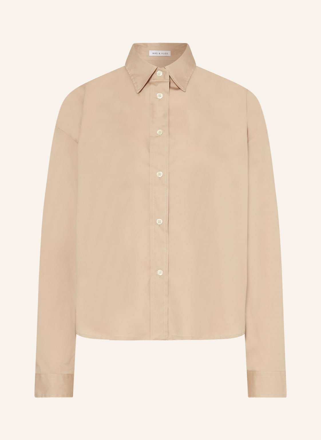 Image of Mrs & Hugs Hemdbluse beige