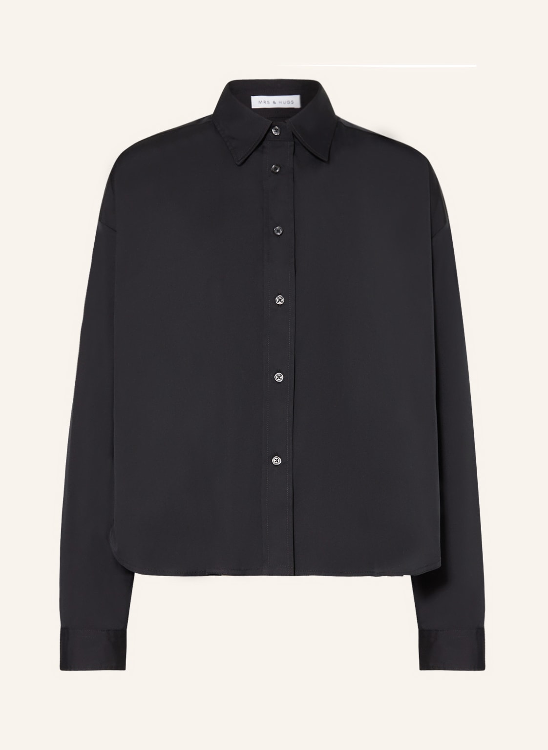 Image of Mrs & Hugs Hemdbluse schwarz