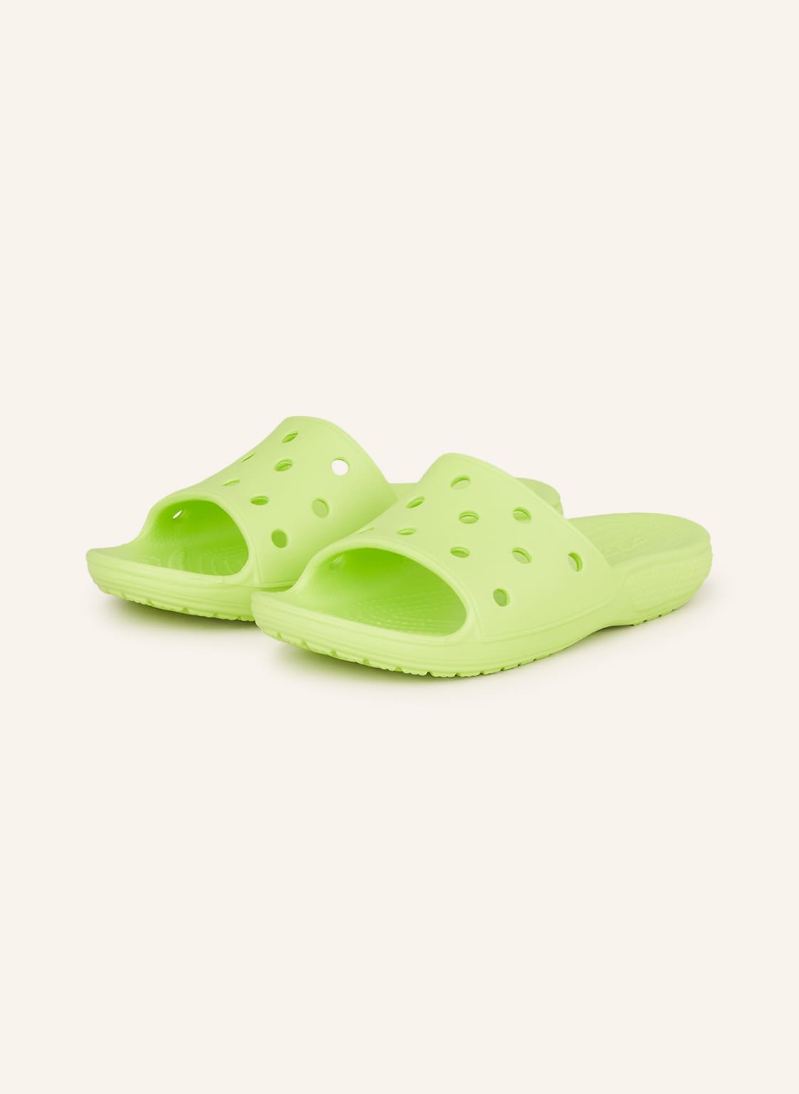 Image of Crocs Pantoletten Classic Slide gruen