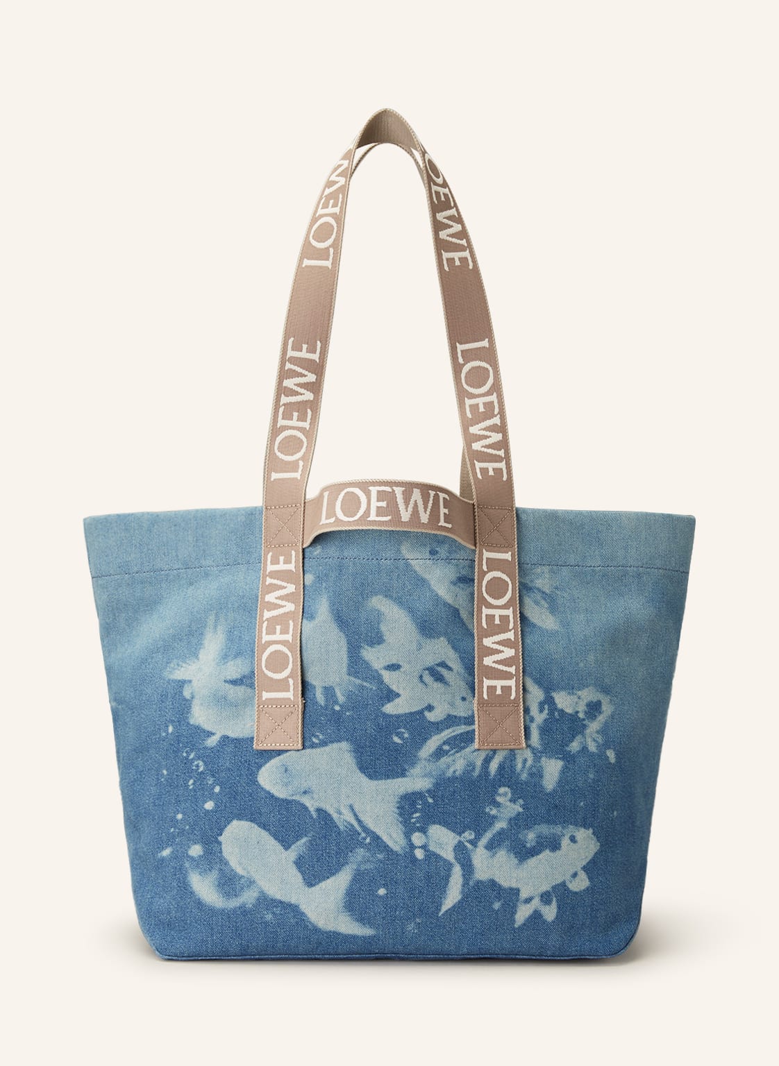 Image of Loewe Shopper Fold Shopper blau