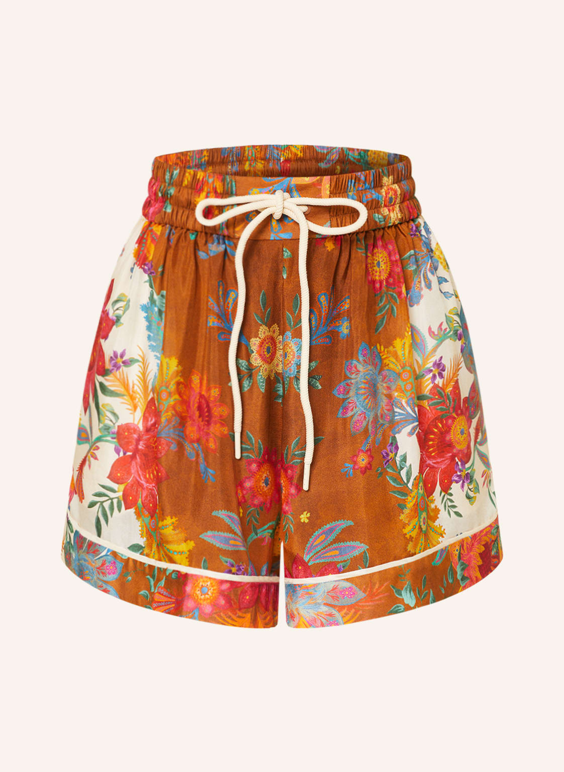 Image of Zimmermann Seidenshorts Ginger rot